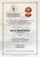 březen2022_Parte Řeháčková Marta_Bílovec