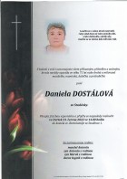 červen2022_Parte Dostálová Daniela_Bílovec