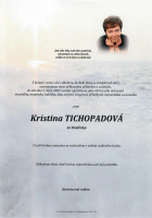 říjen2022_Parte Tichopadová Kristina_Studénka