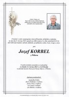 červen23_Parte Korbel Jozef_Příbor