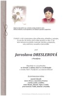 duben25_Parte Dreslerová Jaroslava_Bílovec