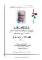 Vzpomínka Zvak Ladislav