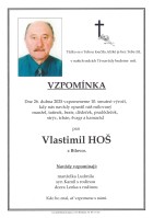 Vzpomínka Hoš Vlastimil