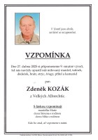 Vzpomínka Kozák Zdeněk