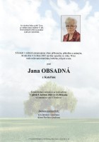 květen25_Parte Obsadná Jana_Příbor