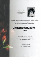 červen25_Parte Kališová Stanislava_Příbor