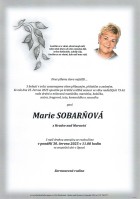 červen25_Parte Sobarňová Marie_Hradec nad Moravicí