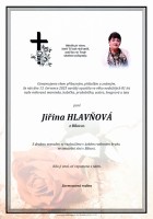 červenec25_Parte Hlavňová Jiřina_Studénka