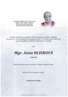 červenec25_Parte Hlinková Anna, Mgr.