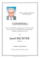 Vzpomínka Richter Josef