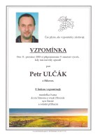Vzpomínka Ulčák Petr