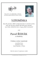Vzpomínka Řehák Pavel