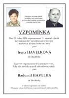 Vzpomínka Havelkovi