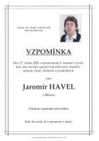 Vzpomínka Havel Jaromír