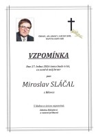 Vzpomínka Sláčal Miroslav