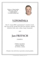 Vzpomínka Fritsch Jan