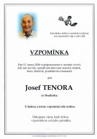 Vzpomínka Tenora Josef