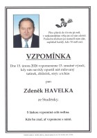 Vzpomínka Havelka Zdeněk