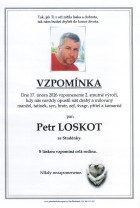 Vzpomínka Loskot Petr