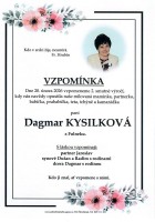 Vzpomínka Kysilková Dagmar