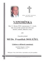 Vzpomínka Doležal František