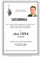 Vzpomínka Tížek Alois