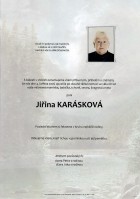 květen26_Parte Karáskova Jiřina_Příbor