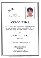 Vzpomínka Látal Jaroslav