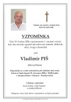 Vzpomínka Piš Vladimír
