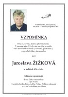 Vzpomínka Žižková Jaroslava