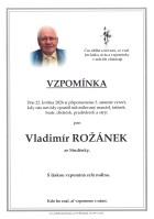 Vzpomínka Rožánek Vladimír
