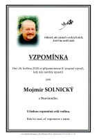Vzpomínka Solnický Mojmír