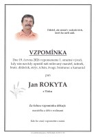 Vzpomínka Rokyta Jan