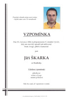 Vzpomínka Škarka Jiří