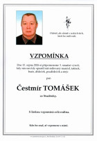 Vzpomínka Tomášek Čestmír