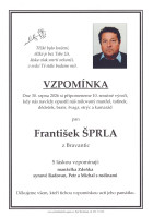 Vzpomínka Šprla František