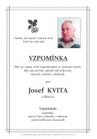 Vzpomínka Kvita Josef