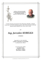 září26_Parte Kubelka Jaroslav, Ing._Bílovec