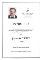 Vzpomínka Gebel Jaromír