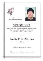 Vzpomínka Chrenková Emilie
