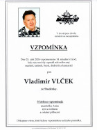 Vzpomínka Vlček Vladimír