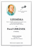 Vzpomínka Urbánek Pavel